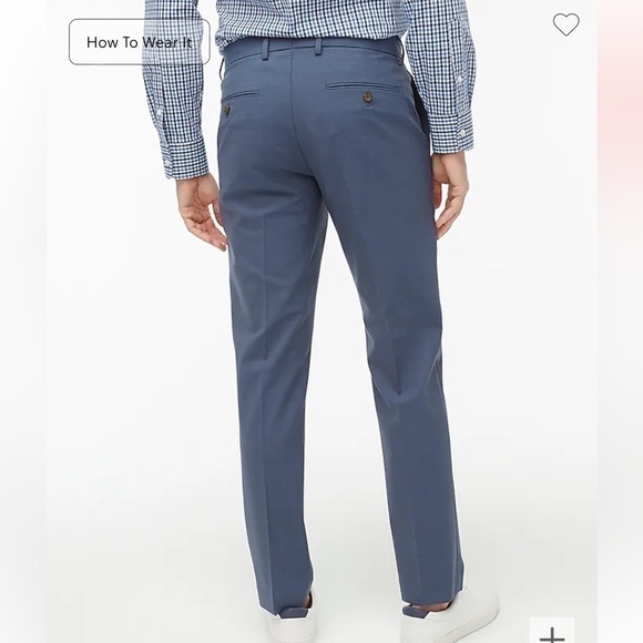 NWOT j crew Thompson pant Four Season Wool Light Blu - Picture 3 of 5